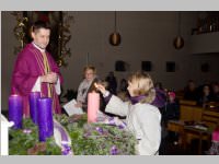 Roratefrhstck mit Volksschlern in Neufeld, 18.12.2014