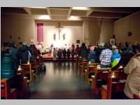 Roratefrhstck mit Volksschlern in Neufeld, 18.12.2014