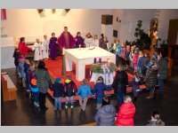 Roratefrhstck mit Volksschlern in Neufeld, 18.12.2014