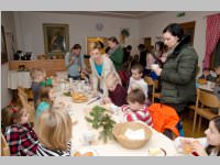 Roratefrhstck mit Volksschlern in Neufeld, 18.12.2014