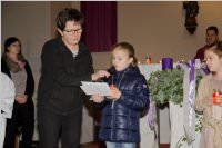 Roratefrhstck mit Volksschlern in Neufeld, 10.12.2015