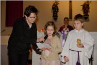 Roratefrhstck mit Volksschlern in Neufeld, 10.12.2015