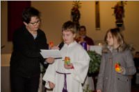 Roratefrhstck mit Volksschlern in Neufeld, 10.12.2015