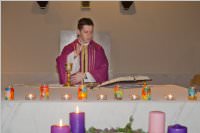 Roratefrhstck mit Volksschlern in Neufeld, 10.12.2015