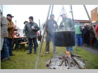 Sauschdelessen in Neufeld Dorf, 31.12.2013