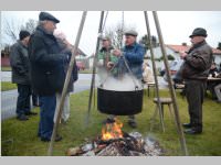 Sauschdelessen in Neufeld Dorf, 31.12.2013