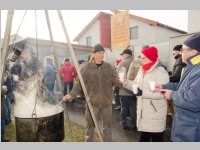 Sauschdelessen in Neufeld Dorf, 31.12.2014