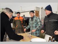 Sauschdelessen in Neufeld Dorf, 31.12.2014
