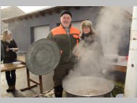 Sauschdelessen in Neufeld Dorf, 31.12.2014