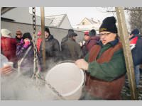Sauschdelessen in Neufeld Dorf, 31.12.2014