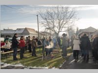 Sauschdelessen in Neufeld Dorf, 31.12.2014