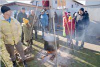 Sauschdelessen in Neufeld Dorf, 31.12.2015