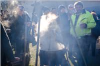 Sauschdelessen in Neufeld Dorf, 31.12.2015