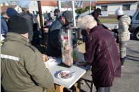 Sauschdelessen in Neufeld Dorf, 31.12.2015