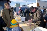 Sauschdelessen in Neufeld Dorf, 31.12.2015