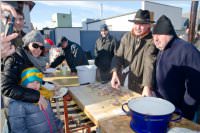 Sauschdelessen in Neufeld Dorf, 31.12.2015