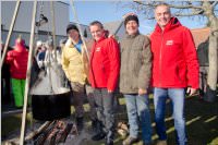 Sauschdelessen in Neufeld Dorf, 31.12.2015