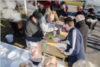 Sauschdelessen in Neufeld Dorf, 31.12.2016
