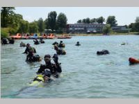 Schatztauchen bei Tauchsport Lorenc am Neufelder See, 09.06.2013