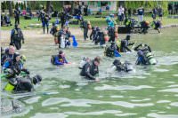 Schatztauchen bei Tauchsport Lorenc am Neufelder See, 19.06.2016