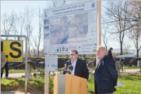 Spatenstich Leitharegulierung Neufeld-Ebenfurth-Landegg, 12.11.2015