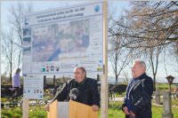 Spatenstich Leitharegulierung Neufeld-Ebenfurth-Landegg, 12.11.2015