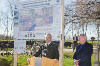 Spatenstich Leitharegulierung Neufeld-Ebenfurth-Landegg, 12.11.2015