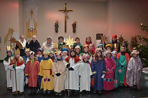 Sternsinger in Neufeld, 02.01.2014