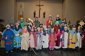 Sternsinger in Neufeld, 05.01.2016