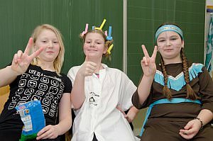 Fasching in der Volksschule Neufeld, 04.03.2014