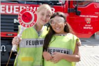 4. Klassen der VS Neufeld besuchen die FF Neufeld, 18.06.2015