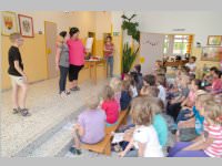 Siegerehrung zur Kids-Olympiade in der VS Neufeld, 25.06.2014