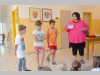 Siegerehrung zur Kids-Olympiade in der VS Neufeld, 25.06.2014