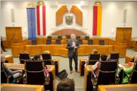 VS Neufeld besucht Landeshauptmann Niessl, 14.04.2015