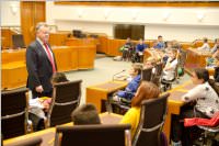 VS Neufeld besucht Landeshauptmann Niessl, 14.04.2015