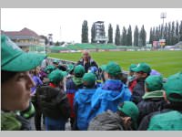 Volksschler beim Match Mattersburg vs. Liefering, 20.09.2013