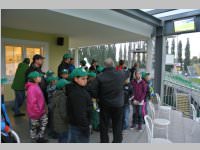 Volksschler beim Match Mattersburg vs. Liefering, 20.09.2013