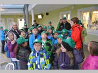 Volksschler beim Match Mattersburg vs. Liefering, 20.09.2013