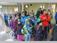 Volksschler beim Match Mattersburg vs. Liefering, 20.09.2013