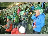 Volksschler beim Match Mattersburg vs. Liefering, 20.09.2013