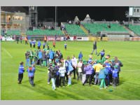 Volksschler beim Match Mattersburg vs. Liefering, 20.09.2013