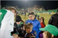 Volksschler beim Match Mattersburg vs. FAC, 20.03.2015