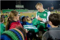 Volksschler beim Match Mattersburg vs. FAC, 20.03.2015