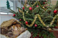 Volksschule feiert Weihnachten im Pflegeheim Neufeld, 22.12.2016