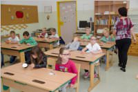 1. Schultag in der VS Neufeld, 07.09.2015
