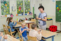 1. Schultag in der VS Neufeld, 05.09.2016
