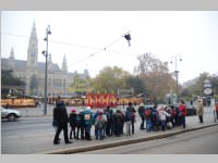 VS 3. Klassen bei Straenbahn und Christkindlmarkt, 19.11.2013