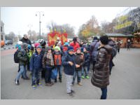 VS 3. Klassen bei Straenbahn und Christkindlmarkt, 19.11.2013