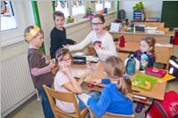 Tag der offenen Tr in der VS Neufeld, 14.01.2016
