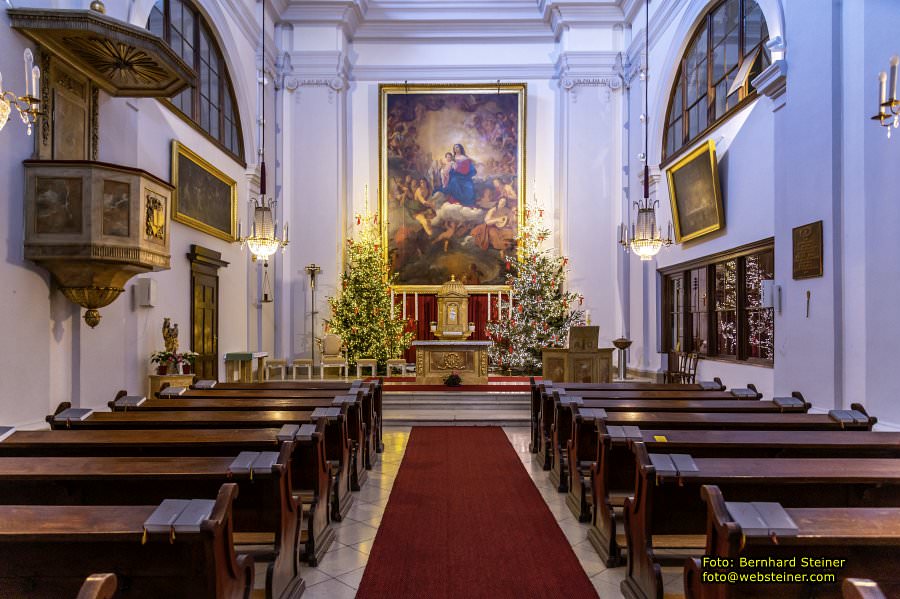 Frauenkirche in Baden, J�nner 2023